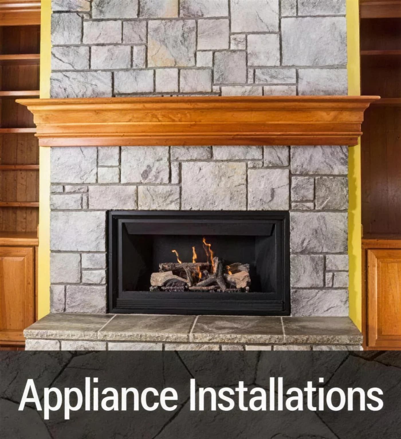 Wood stove and fireplace insert installation in an Amarillo home
